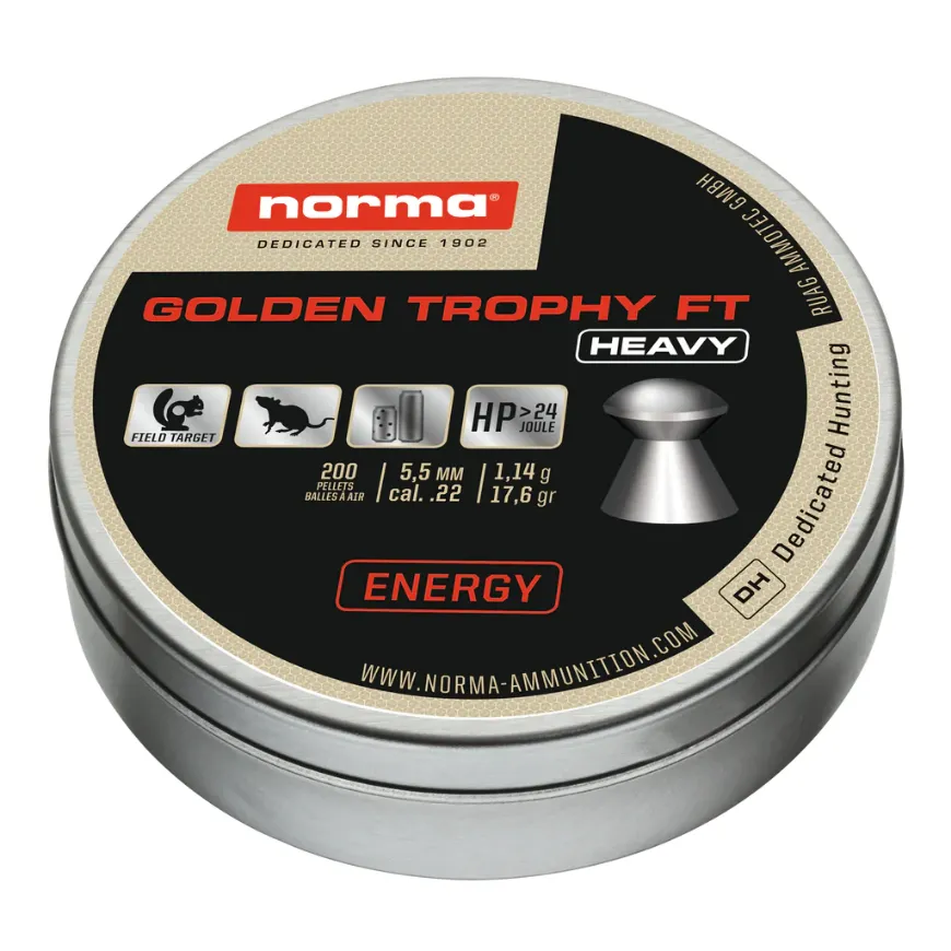 Slika DIJABOLE NORMA 5.5MM GOLDEN TROPHY FT HEAVY 1.14GR 250 KOM