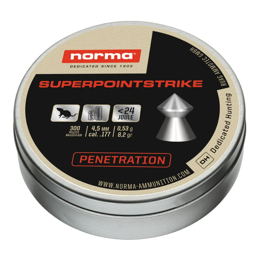 Slika DIJABOLE NORMA 4.5MM SUPERPOINT STRIKE 0.53GR 500 KOM