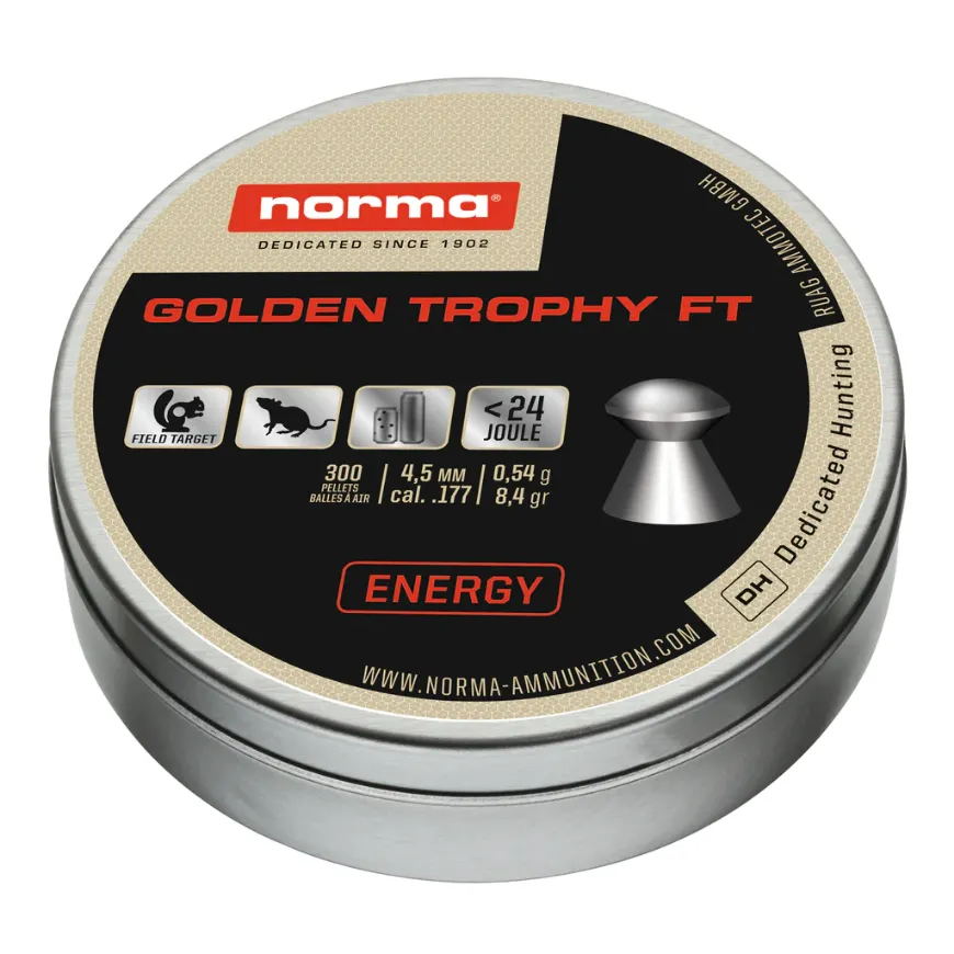 Slika DIJABOLE NORMA 4.5MM GOLDEN TROPHY FT 0.54GR 500 KOM