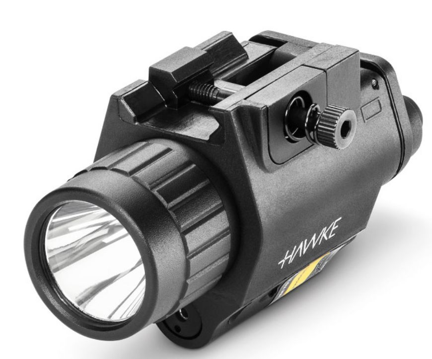 Slika LASER LED ILUMINATOR HAWKE (RED,WEAWER 30MM) KIT