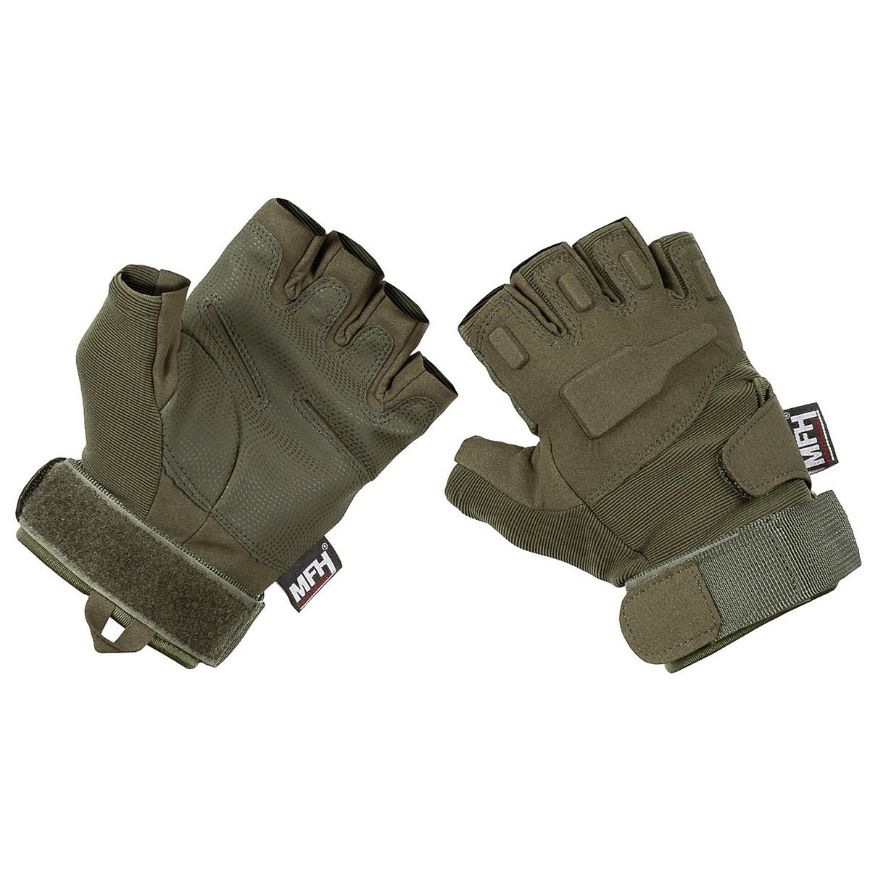 Slika RUKAVICE TACTICAL GLOVES PRO FINGERLESS OD GREEN, XL