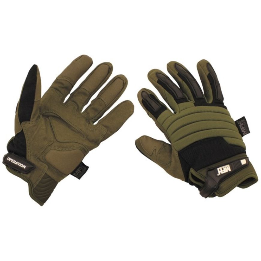 Slika RUKAVICE TACTICAL GLOVES OPERATION OD GREEN BLACK, XXL