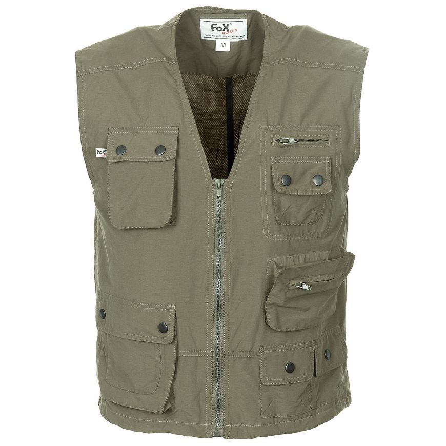 Slika PRSLUK OUTDOOR VEST OD GREEN MICROFIBRE, L