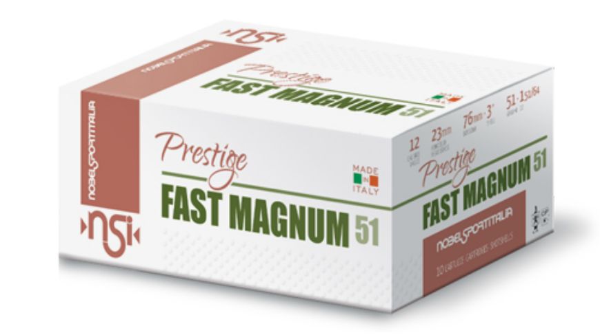 Slika METAK NSI FAST MAGNUM LINEA PRESTIGE 51GR 3.9MM 12/76 NO.0