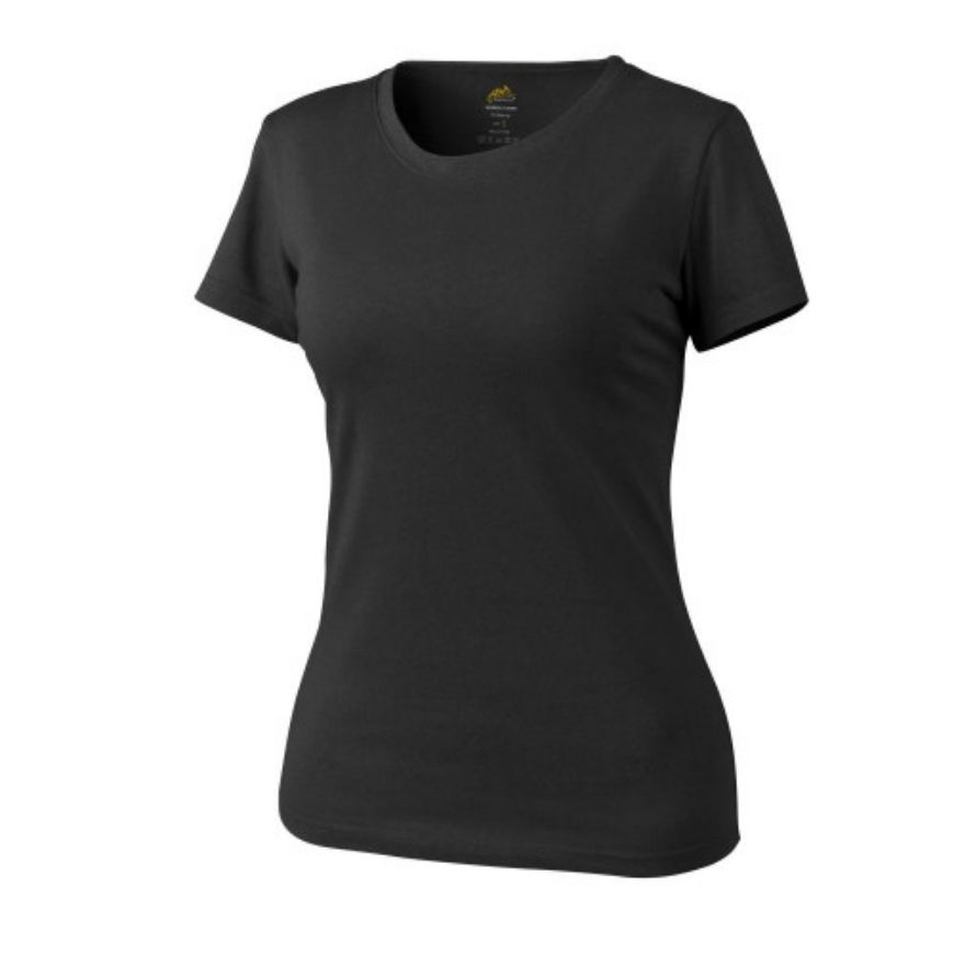 Slika KRATKA MAJICA Ž WOMEN'S T-SHIRT-COTTON-BLACK L/REGULAR