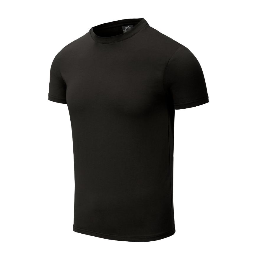 Slika MAJICA OD ORGANSKOG PAMUKA SLIM-CRNA XXL