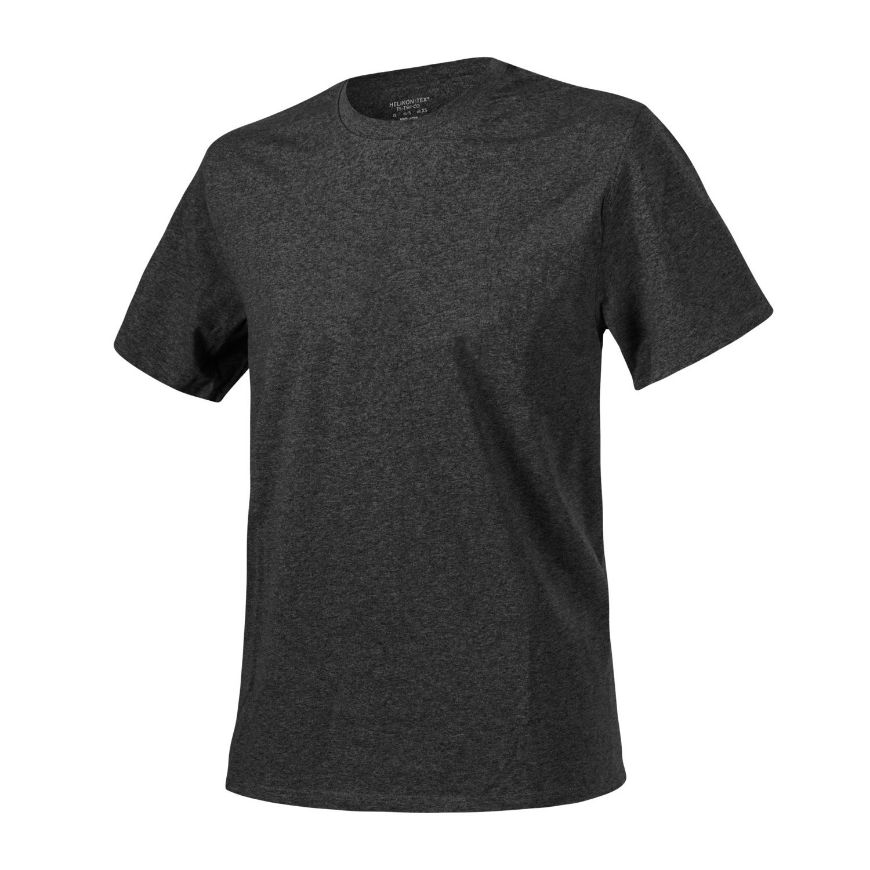 Slika MAJICA T-SHIRT-MELANGE BLACK-GREY