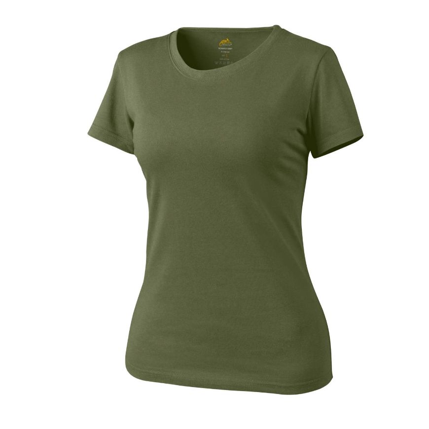 Slika MAJICA WOMEN'S T-SHIRT-COTTON-GREEN S/REGULAR