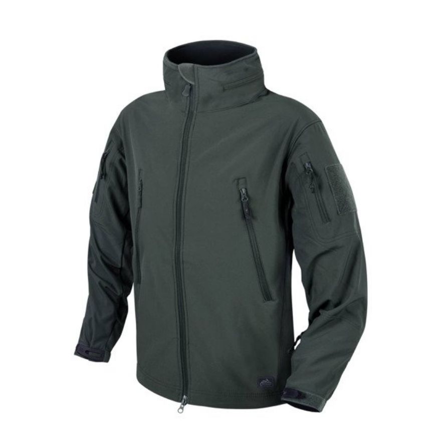 Slika JAKNA GUNFIGHTER JACKET-SHARK SKIN WINDBLOCKER JUNGLE GREEN L