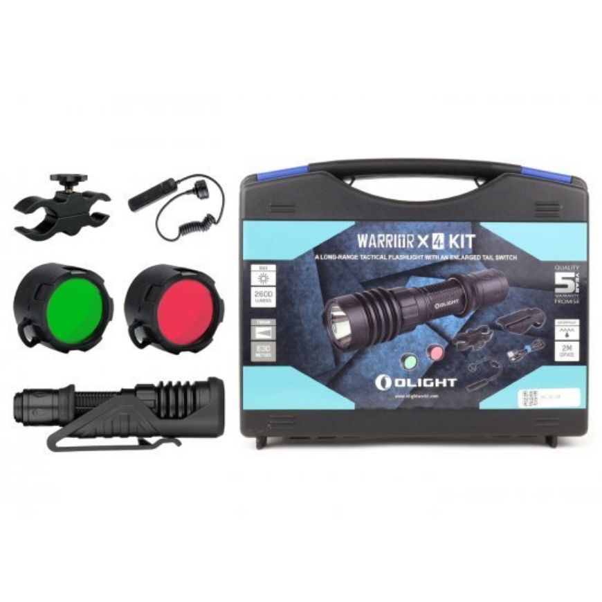 Slika OLIGHT SVJETILJKA WARRIOR X4 KIT MATTE BLACK