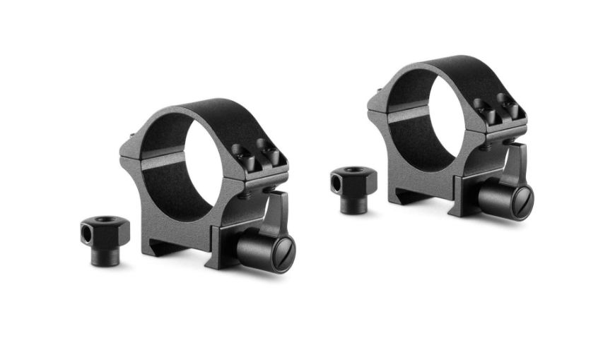 Slika HAWKE PRSTENOVI PRO STEEL RING MOUNTS 30MM, LOW,WITH LEAVER