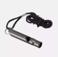 Slika ZVIŽDALJKA SURVIVAL WHISTLE-ALUMINIUM-BLACK