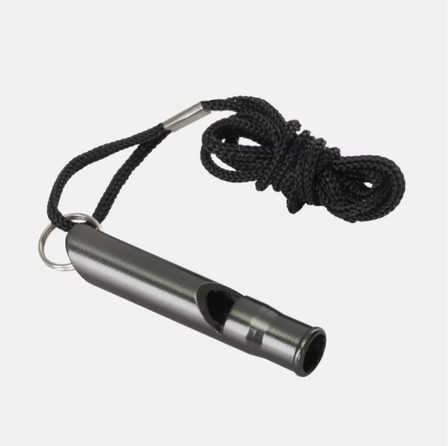 Slika ZVIŽDALJKA SURVIVAL WHISTLE-ALUMINIUM-BLACK