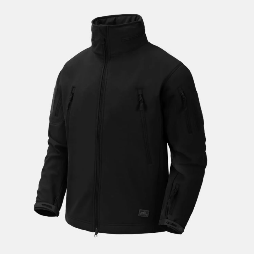 Slika HELIKON TEX JAKNA GUNFIGHTER SHARK SKIN WINDBLOCKER CRNA