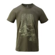 Slika HELIKON TEX MAJICA HOME SWEET HOME TAIGA GREEN 